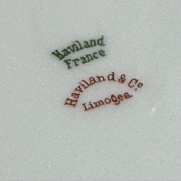 Six piece place setting French china Gold trim - Picture 8 of 8